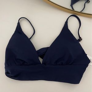 Lspace Navy bikini top